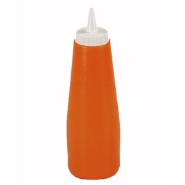 squeeze bottle 450 ml plastic orange screw cap |locking cap Ø 75 mm H 200 mm product photo