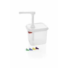 sauce dispenser gastronorm transparent white 2.6 ltr  H 190 mm product photo