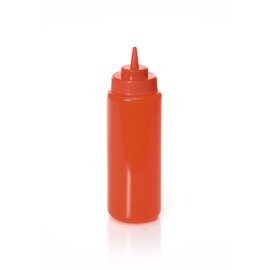 squeeze bottle 700 ml plastic red screw cap Ø 80 mm H 260 mm product photo