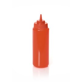 squeeze bottle 700 ml plastic red screw cap Ø 80 mm H 260 mm product photo