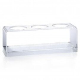 squeeze bottle rack acrylic suitable for 3 bottles | 250 mm  x 75 mm  H 90 mm product photo