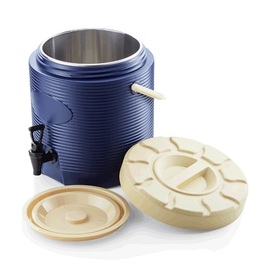 thermal beverage container blue beige 12 ltr Ø 300 mm  H 330 mm product photo