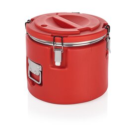 thermal food transport container red 15 ltr Ø 340 mm H 290 mm