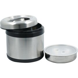 Thermo-Esserträger, stainless steel, 1 serving insert, insert / 1 liter, total content / 3 ltr. product photo