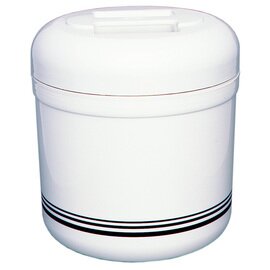 ice bucket with lid 4 ltr plastic white double-walled  Ø 210 mm  H 230 mm product photo