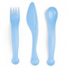 cutlery set Picknick blue set of 3  L 180 mm  L 160 mm product photo