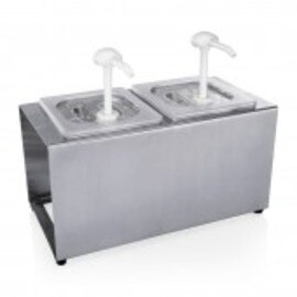 sauce dispenser gastronorm 2 x 3.4 ltr  L 360 mm  H 210 mm | suitable for 2 x GN 1/6 product photo