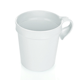 coffee mug 30 cl polypropylene white Ø 80 mm  H 85 mm product photo