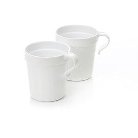 mug 30 cl polypropylene white Ø 80 mm  H 90 mm product photo