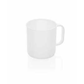 mug 30 cl polypropylene white Ø 80 mm  H 85 mm product photo