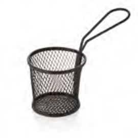 serving frying basket stainless steel Ø 95 mm H 85 mm | black product photo