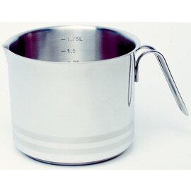 Clearance | milk pot 1.75 ltr stainless steel  Ø 140 mm  H 120 mm  | stainless steel handle product photo