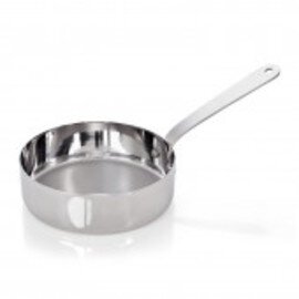 mini serving casserole 330 ml stainless steel  Ø 90 mm  H 60 mm  | long handle product photo