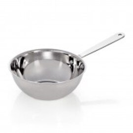 mini serving wok  • stainless steel 500 ml  Ø 140 mm  H 55 mm | long handle product photo