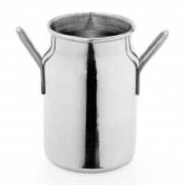 mini serving jug 80 ml stainless steel Ø 50 mm H 50 mm with handle product photo
