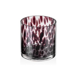 tea light holder Sprinkles Bramble glass Ø 90 mm H 90 mm product photo
