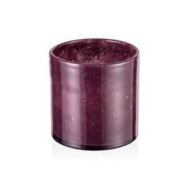 tea light holder Galaxy Mauve glass Ø 100 mm H 100 mm product photo