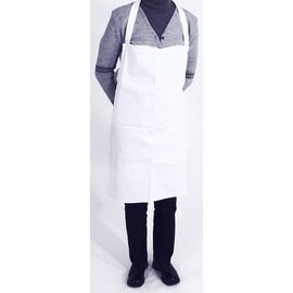 chef's apron with bib cotton white  L 700 mm  H 800 mm product photo