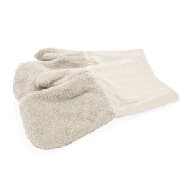 heat resistant mittens cotton with cuff 1 pair 400 mm product photo