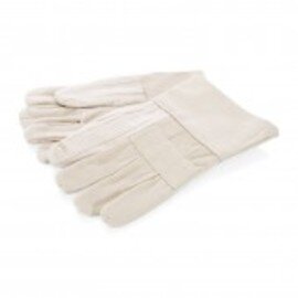 heat resistant gloves cotton with cuff 1 pair 300 mm product photo