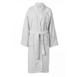 bathrobe S polyester microfibre polyamide white product photo