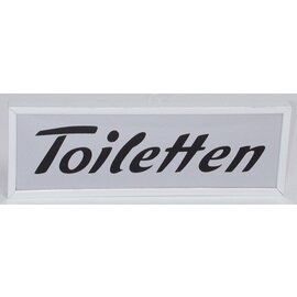 Information sign hanging • toilets rectangular 290 mm x 100 mm product photo