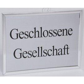 Information sign hanging • Private party rectangular 240 mm x 180 mm product photo