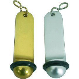 key tag cast zinc golden coloured L 110 mm product photo