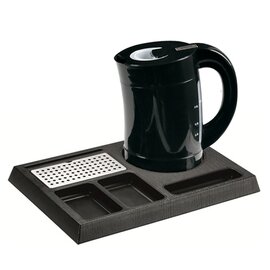 welcome tray ABS with 4 compartments | 360 mm  x 240 mm product photo