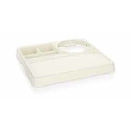 welcome tray 3 compartments white  L 443 mm  B 227 mm  H 42 mm product photo
