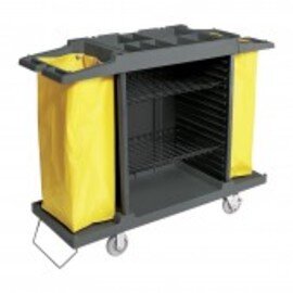room service cart grey | 1500 mm  x 540 mm  H 985 mm product photo