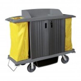 room service cart grey | 1540 mm  x 540 mm  H 1285 mm product photo