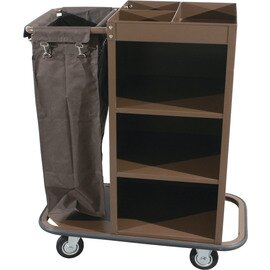 room service cart brown | 930 mm  x 470 mm  H 1090 mm product photo