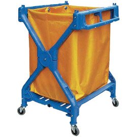 laundry cart frame blue yellow | 710 mm  x 660 mm  H 950 mm product photo