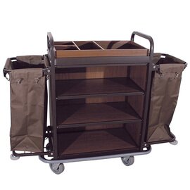 room service cart brown | 1460 mm  x 500 mm  H 1200 mm product photo