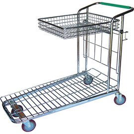 luggage trolley steel | wheel Ø 150 mm H 970 mm product photo