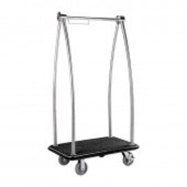 luggage trolley stainless steel black H 1715 mm product photo