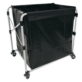 laundry cart black | 895 mm  x 660 mm  H 860 mm product photo