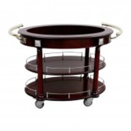 beverage trolley|serving trolley  | 3 shelves  L 1200 mm  B 655 mm  H 820 mm product photo