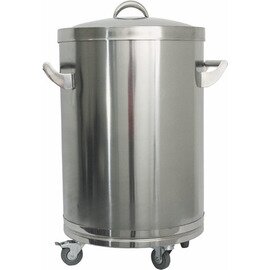 waste container 130 ltr stainless steel Ø 490 mm  H 850 mm product photo