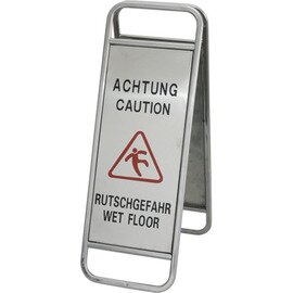 stand • Attention danger of slipping • stainless steel | on both sides | international H 520 mm product photo