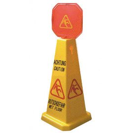 CLEARANCE | stand stand • Attention danger of slipping | premium quality 320 mm x 320 mm H 1150 mm product photo