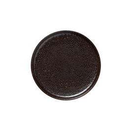 plate flat ONE METALLIC BROWN stoneware Ø 220 mm product photo