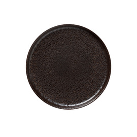 plate flat ONE METALLIC BROWN stoneware Ø 280 mm product photo