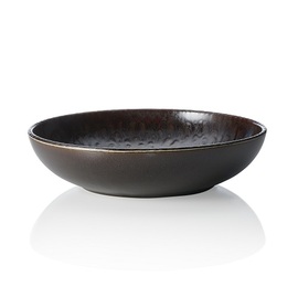 bowl ONE METALLIC BROWN stoneware | 2 ltr Ø 280 mm H 70 mm product photo