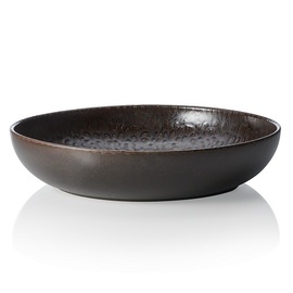 bowl ONE METALLIC BROWN stoneware | 3 ltr Ø 330 mm H 70 mm product photo