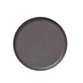 plate flat ONE STONE GREY stoneware Ø 280 mm product photo