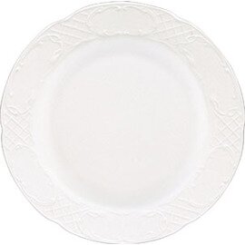 plate BAVARIA porcelain white relief rim  Ø 220 mm product photo