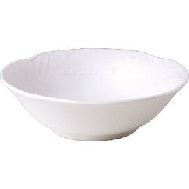 salad bowl BAVARIA 700 ml porcelain white with relief  Ø 190 mm product photo