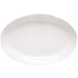 plate BAVARIA porcelain white oval | 230 mm  x 140 mm product photo